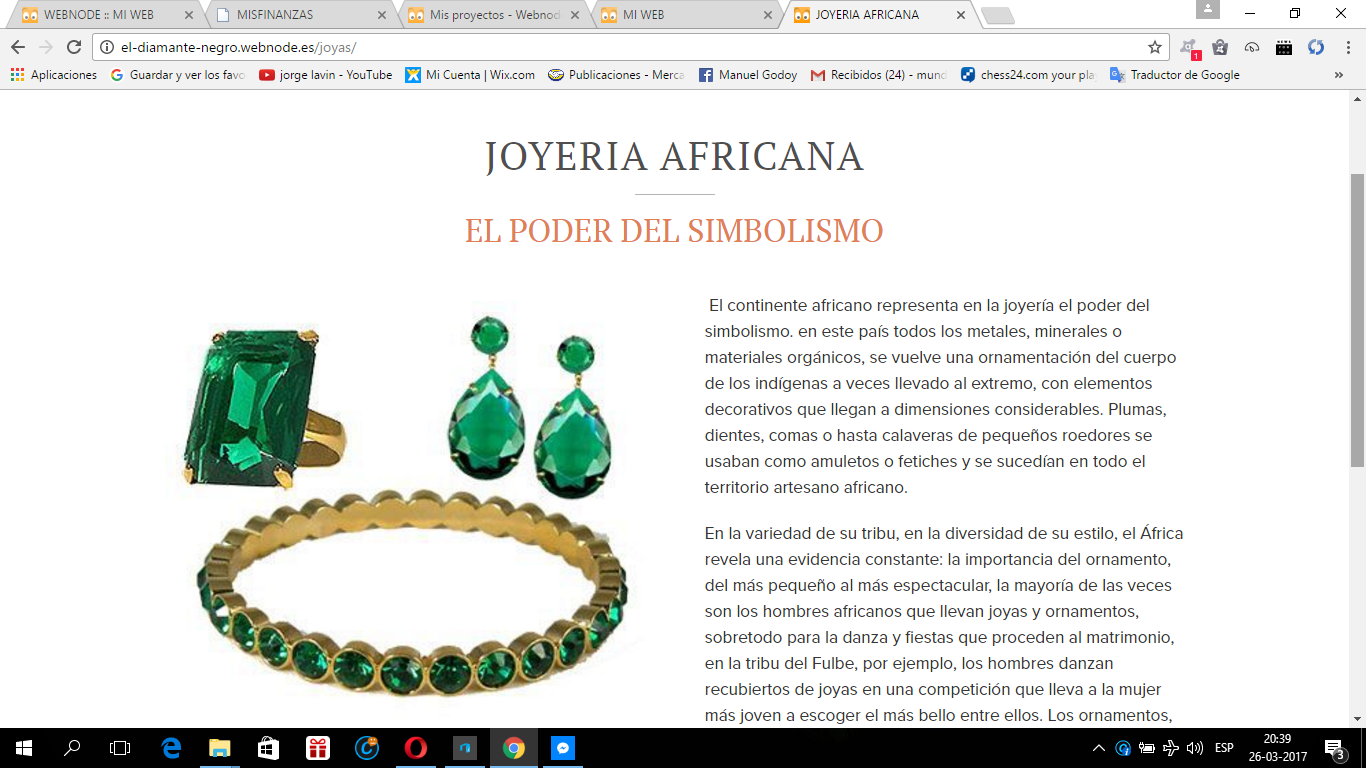 Joyas africanas