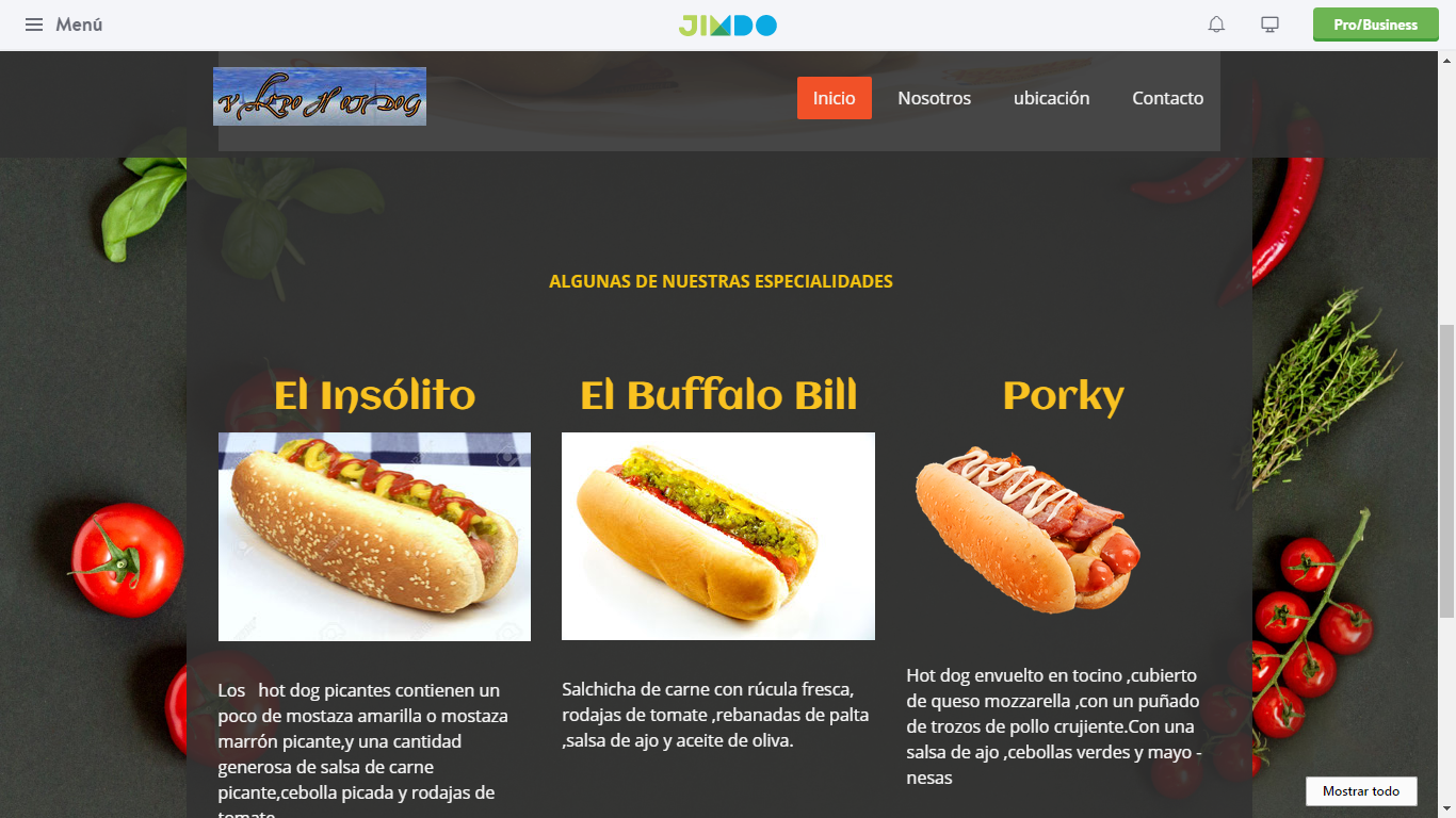 Tienda de Hot dog