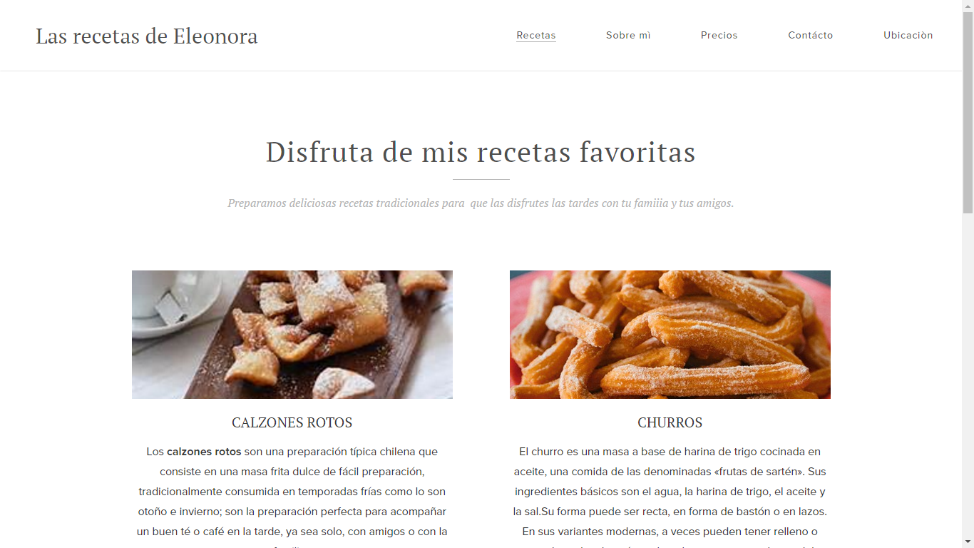 Venta de dulces caseros